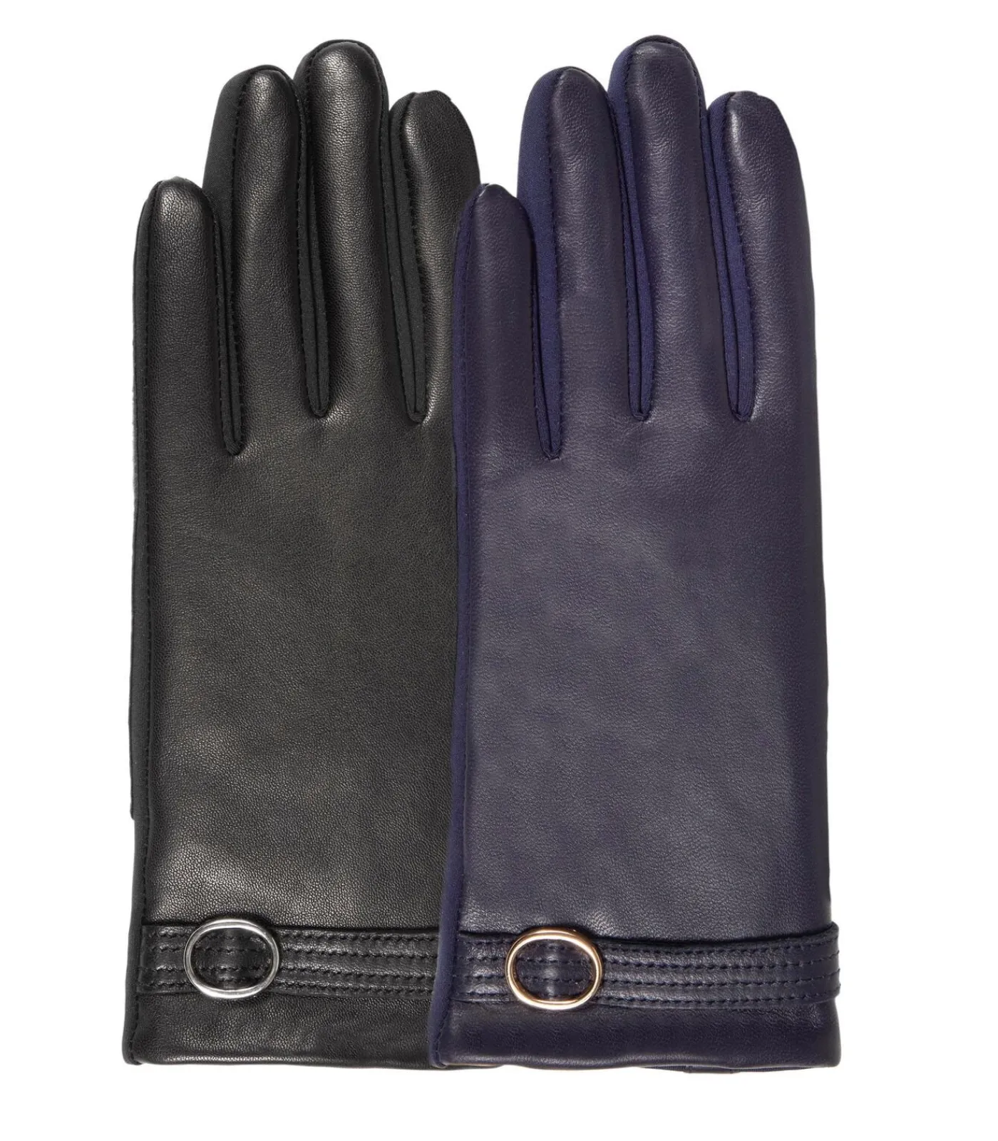 Clearance Schapenvacht handschoenen voor dames één maat Navy DAMES Handschoenen