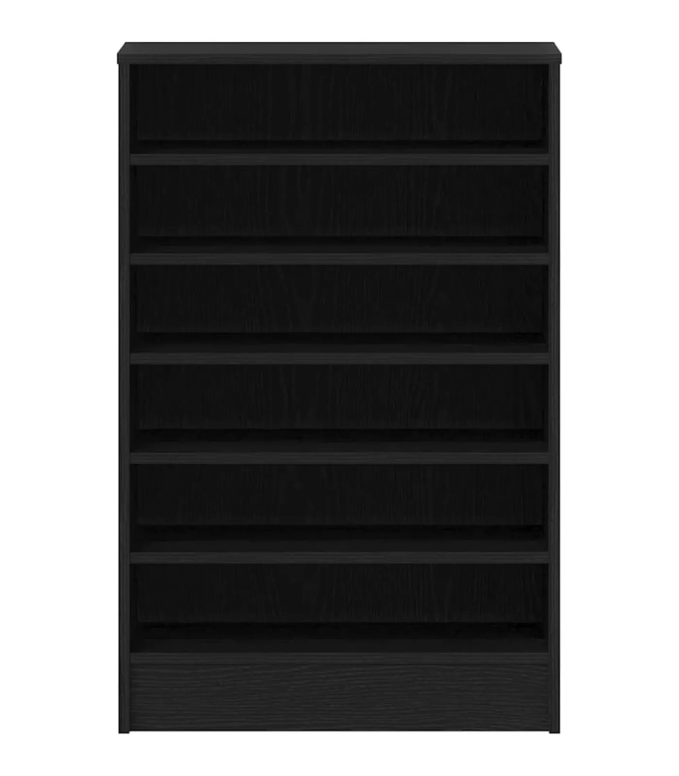 vidaXL Schoenenkast met plank Zwart eiken 60 x 35 x 92 cm Bewerkt hout