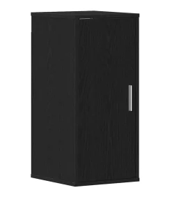 Discount Schoenenkast 32x35x70 cm spaanplaat zwart eikenkleurig Organiseren