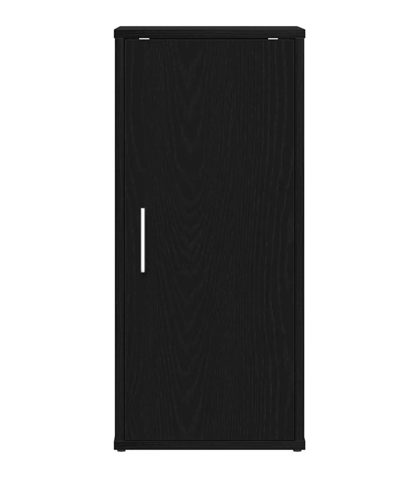 vidaXL Schoenenkasten 32x35x70 cm spaanplaat 2 st zwart eikenkleurig