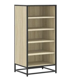 vidaXL Schoenenrek 48x38x97,5 cm bewerkt hout sonoma eikenkleurig
