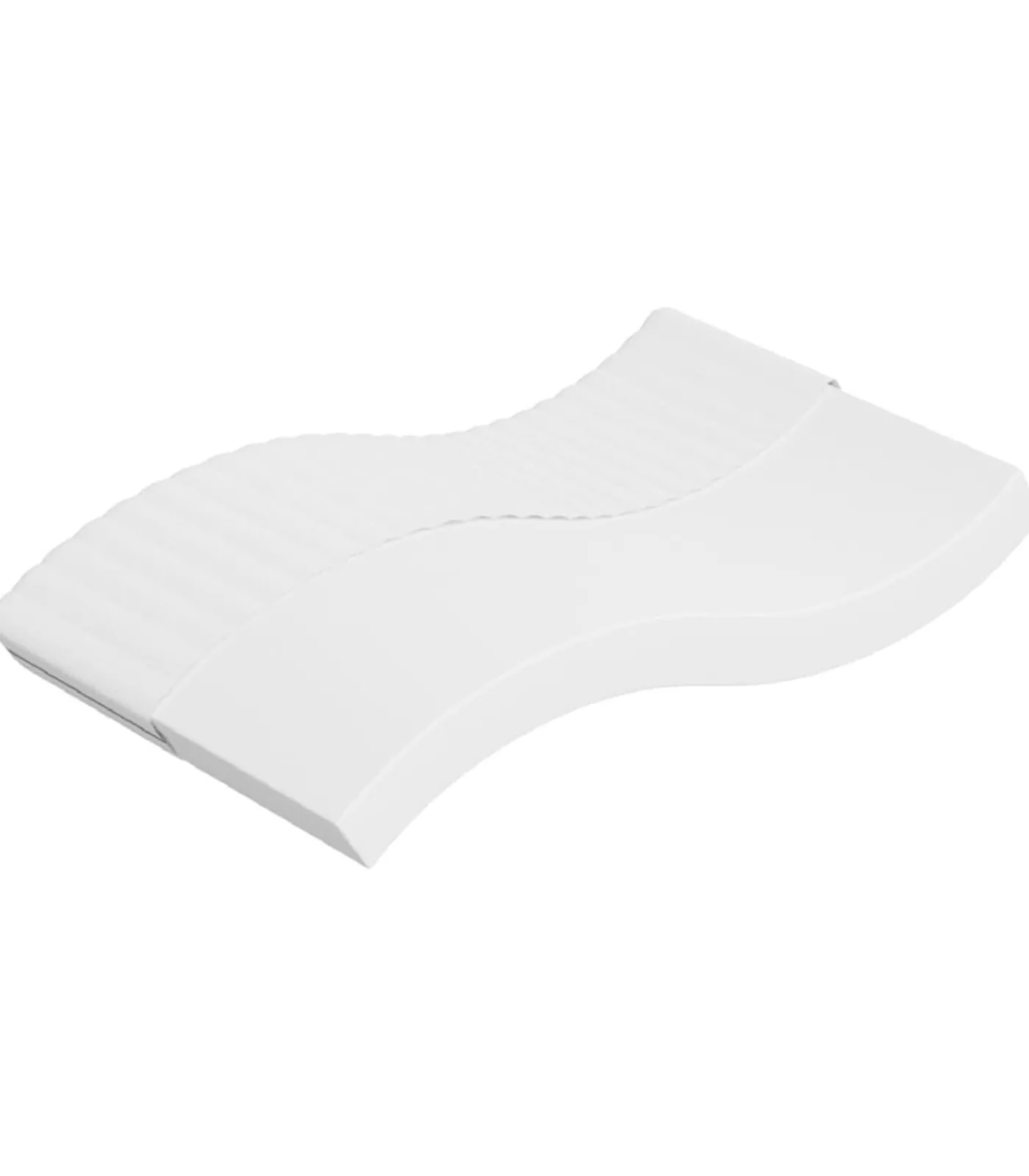 vidaXL Schuimmatras middelzacht 120x200 cm