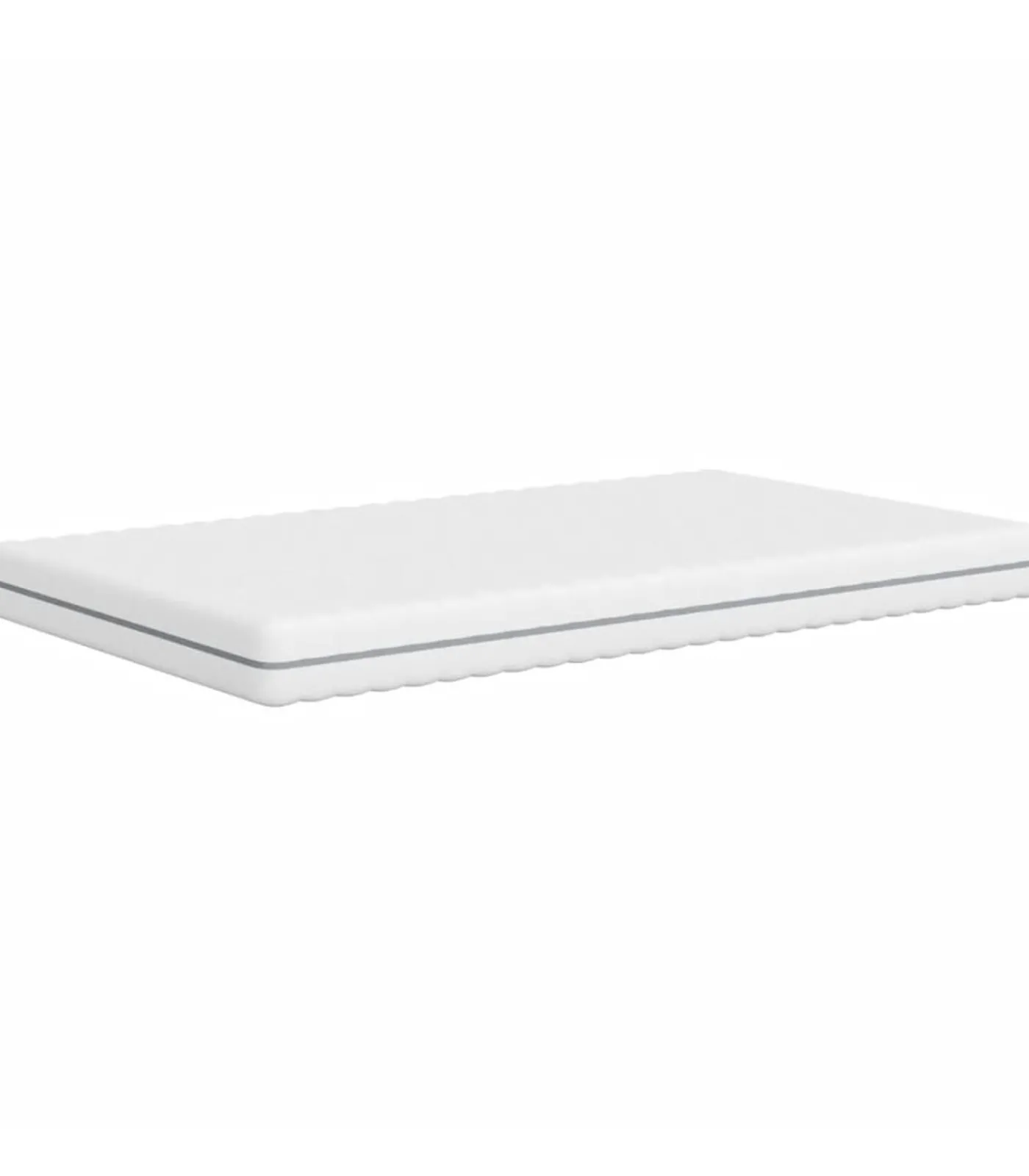 vidaXL Schuimmatras middelzacht 120x200 cm