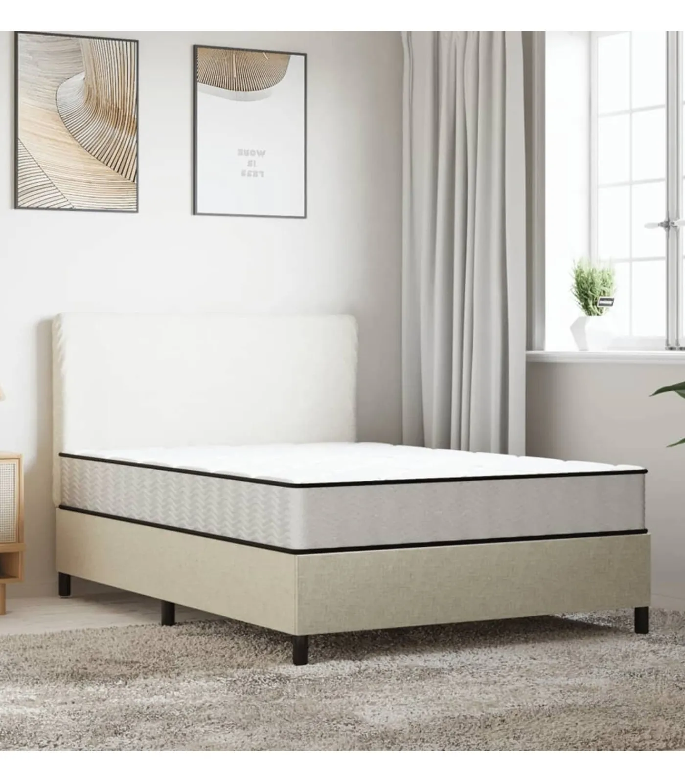 Best Schuimmatras middelzacht 90x200 cm Matrasbeschermer