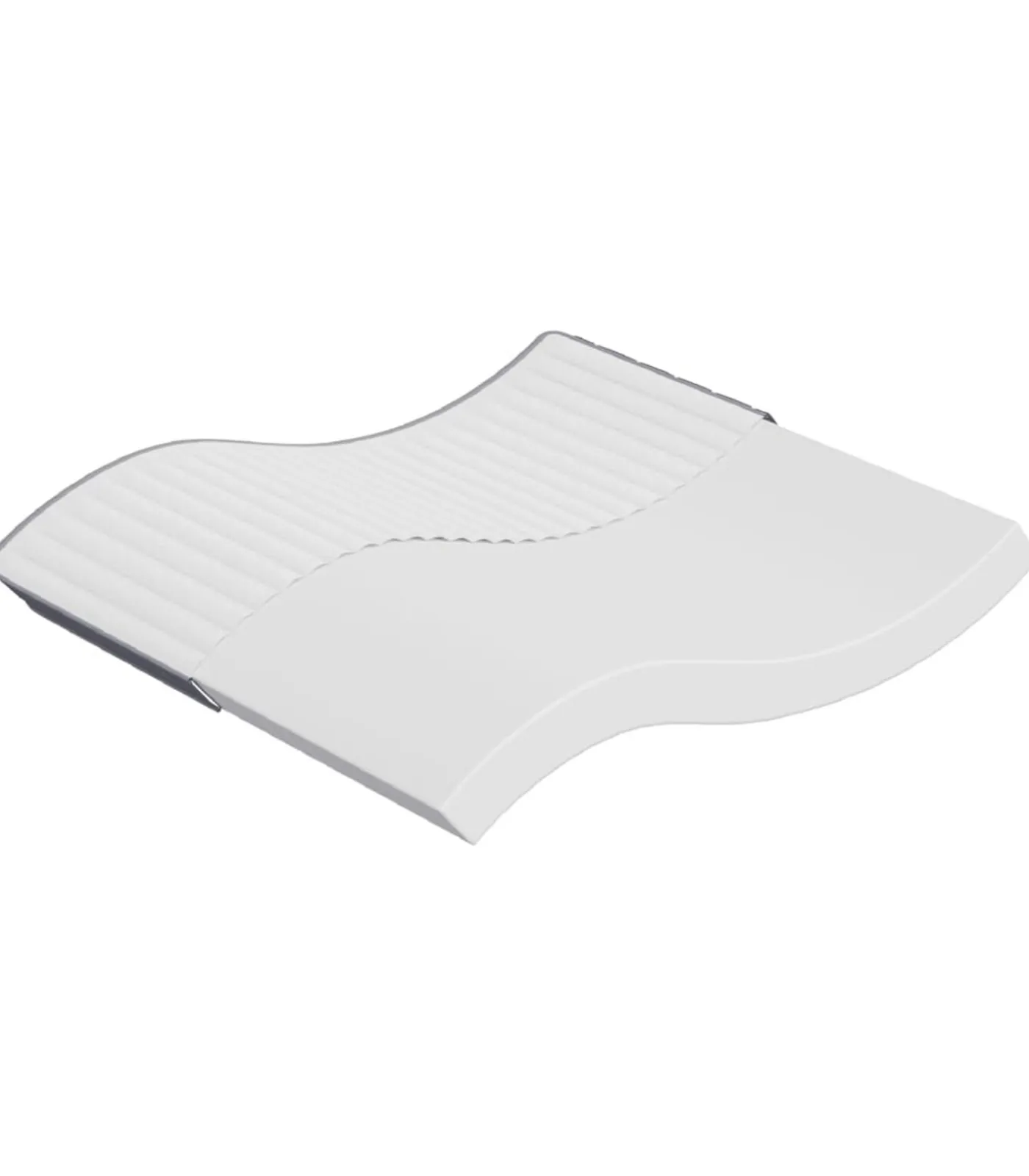 vidaXL Schuimmatras middelzacht 200x200 cm