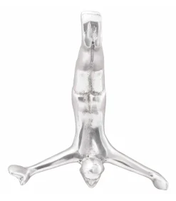 Clearance Sculptuur Zilver 22 x 8 x 25 cm Aluminium Decoratie