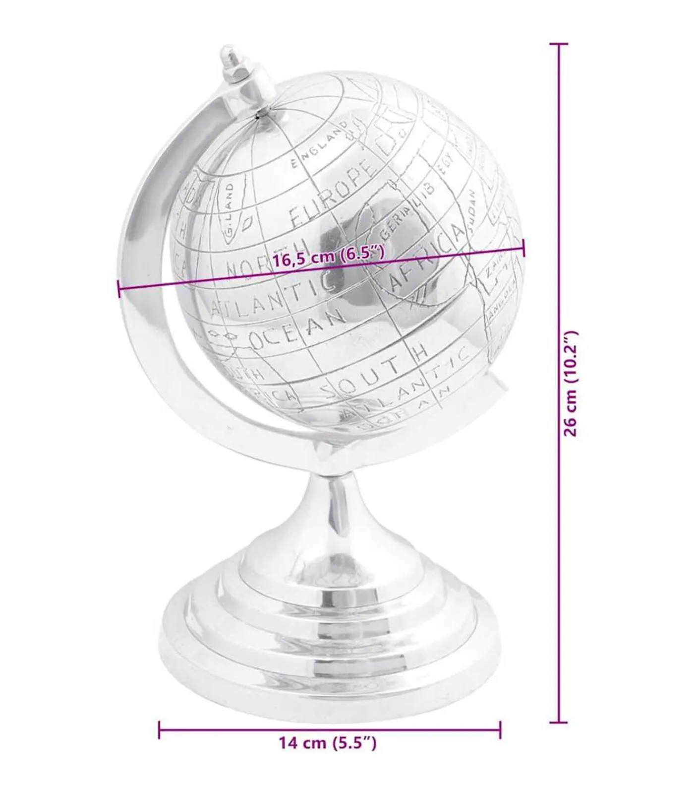 Best Sculptuur Zilver Aluminium Decoratie