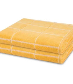 Outlet Sensual Skin Karo - Set van 2 douchehanddoeken Badset