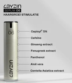 SERUM 06 Haargroeiserum Stopt haaruitval Sterkt haren Haarolie
