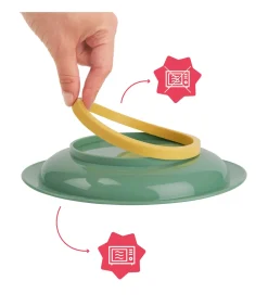 Hot Set van 3 antislip Kinderbordjes Kinderen Babyuitzet