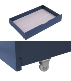 Outlet Set van 2 donkerblauw opberglades voor bed Kinderen Kinderen Home