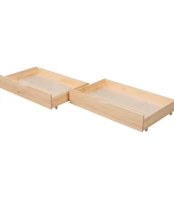 Discount Set van 2 houten opberglades voor bed Kinderen Kinderen Home