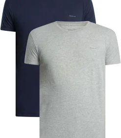 Sale Set Van 2 Lounge T-Shirts Met Ronde Hals Heren Tops & Shirts