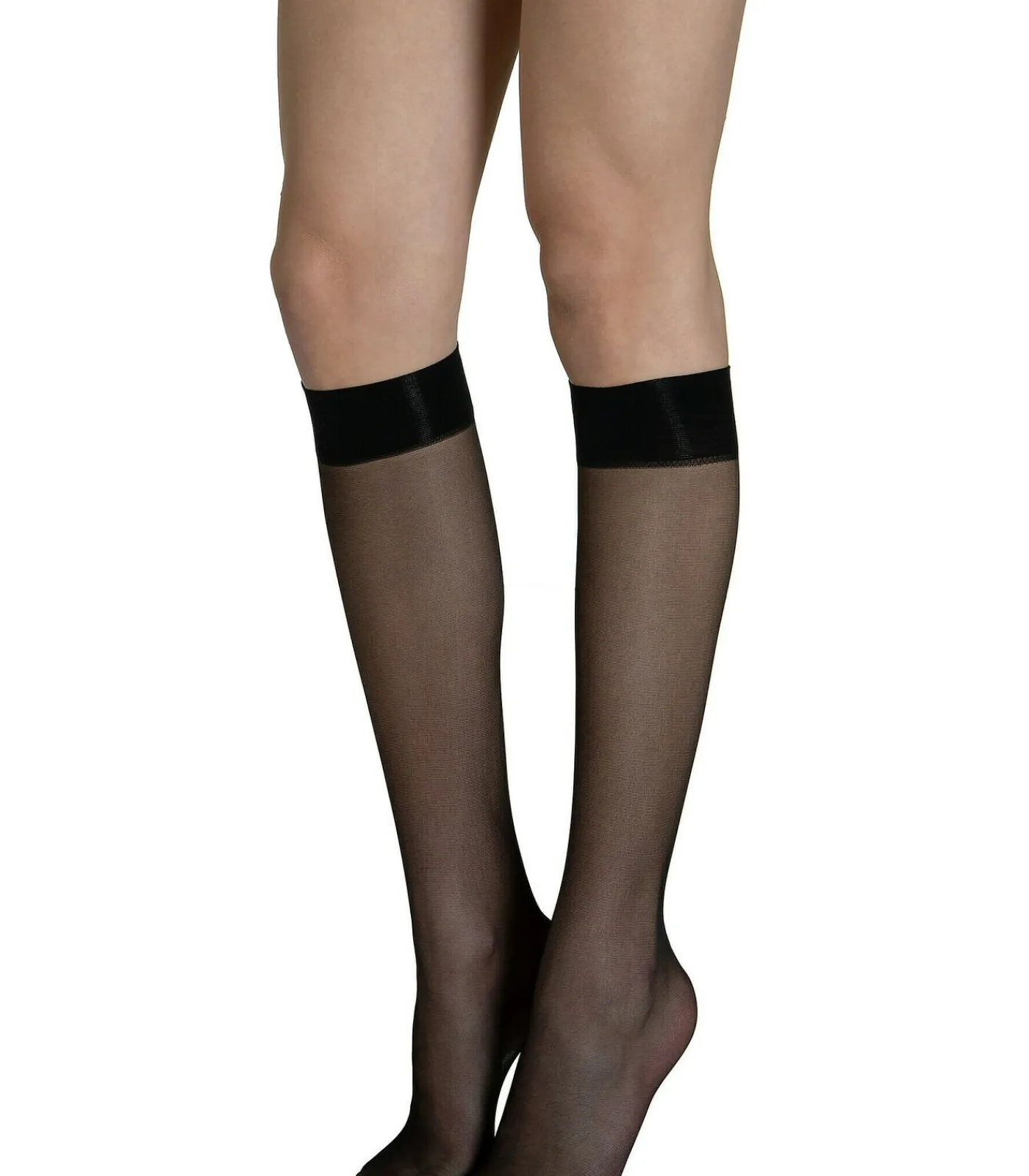 DAMES LISCA Set van 2 paar kniehoge sokken 15 DEN Pretty