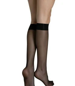 DAMES LISCA Set van 2 paar kniehoge sokken 15 DEN Pretty