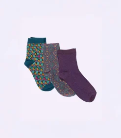 Online Set van 3 paar sokken ALEANOR DAMES Sokken En Panty's