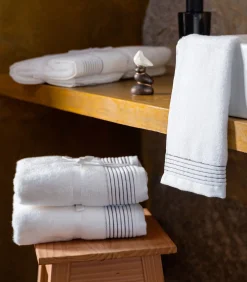 SOWL Set van 2 Premium Handdoeken PURE ELEGANCE. Biologisch katoen