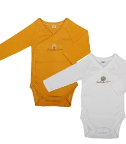 Outlet Set van 2 Rompertjes organisch katoen Kinderen Bodysuits & One-Pieces