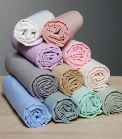 Hot Set van 2 witte katoenen tergal-kussenslopen Kussenslopen