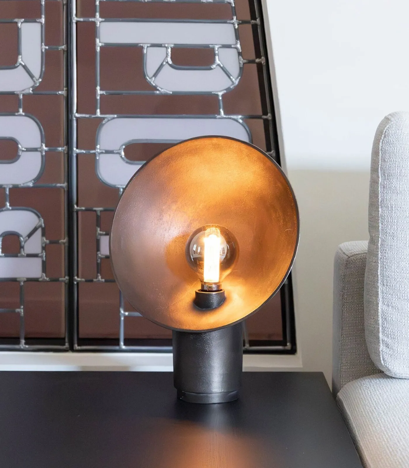 Discount Shesmu - Tafellamp - Brons Tafellampen