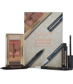 Revolution Shimmer & Define Oogschaduw- en Wenkbrauwset