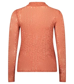 DAMES Cartoon Shirt – lange mouw