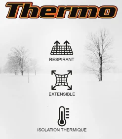 DAMES Impetus Thermo Shirt met V-hals en lange mouwen Thermo