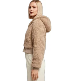 Kinderen Urban Classics Shorts Damesfleece Oversized Sherpa GT