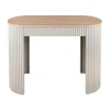 Outlet Side table Estriado - Grijs - 100x40x76.5cm Tafels