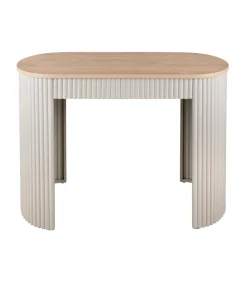 Outlet Side table Estriado - Grijs - 100x40x76.5cm Tafels