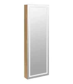 Best Sieradenkast met spiegel en LED wandgemonteerd Spiegels
