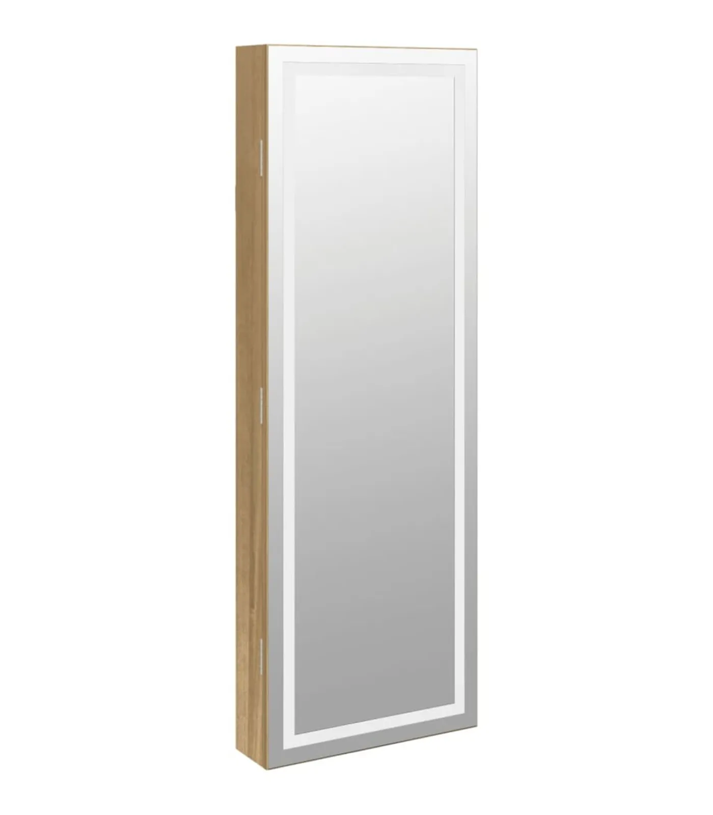 Best Sieradenkast met spiegel en LED wandgemonteerd Spiegels