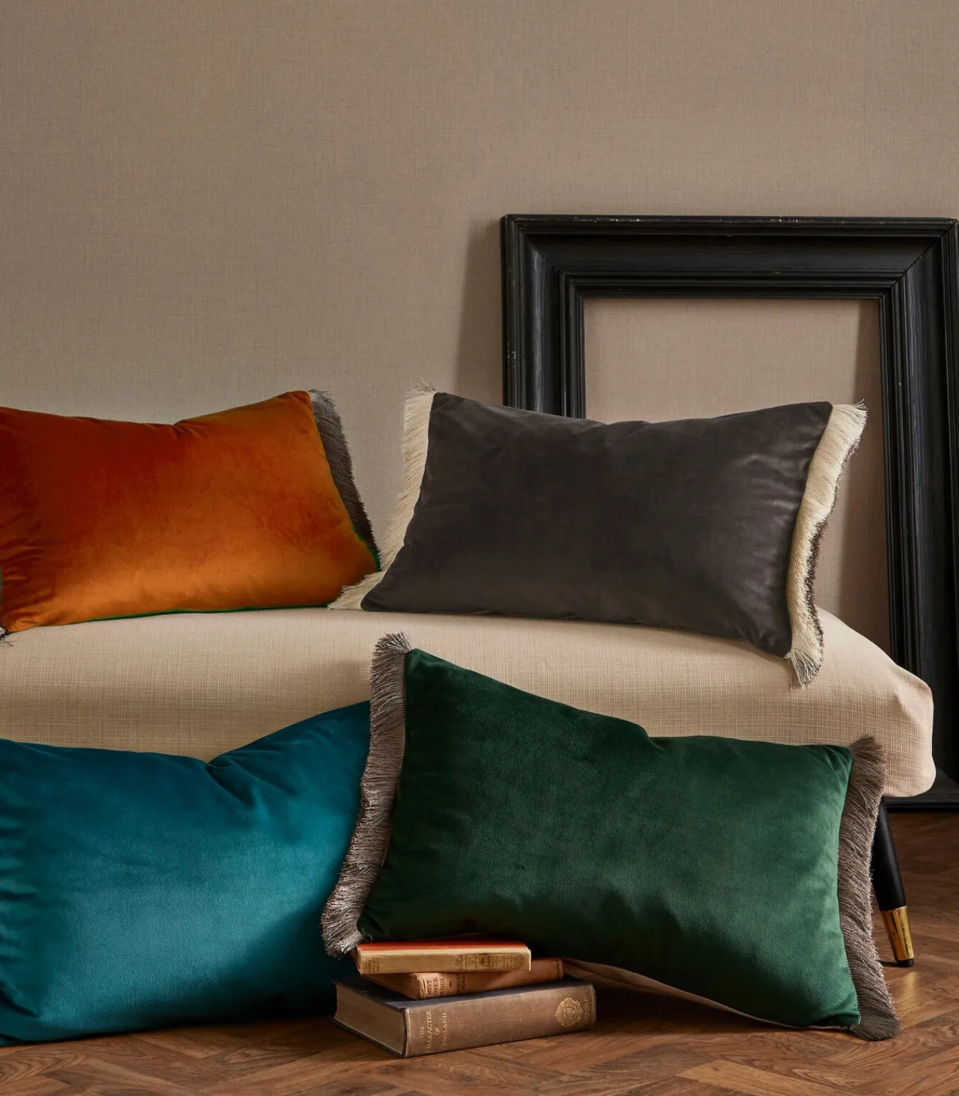 Graham & Brown Sierkussen met ritssluiting Franje