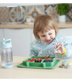 Hot Siliconen antislip verdeeld bord Kinderen Babyuitzet