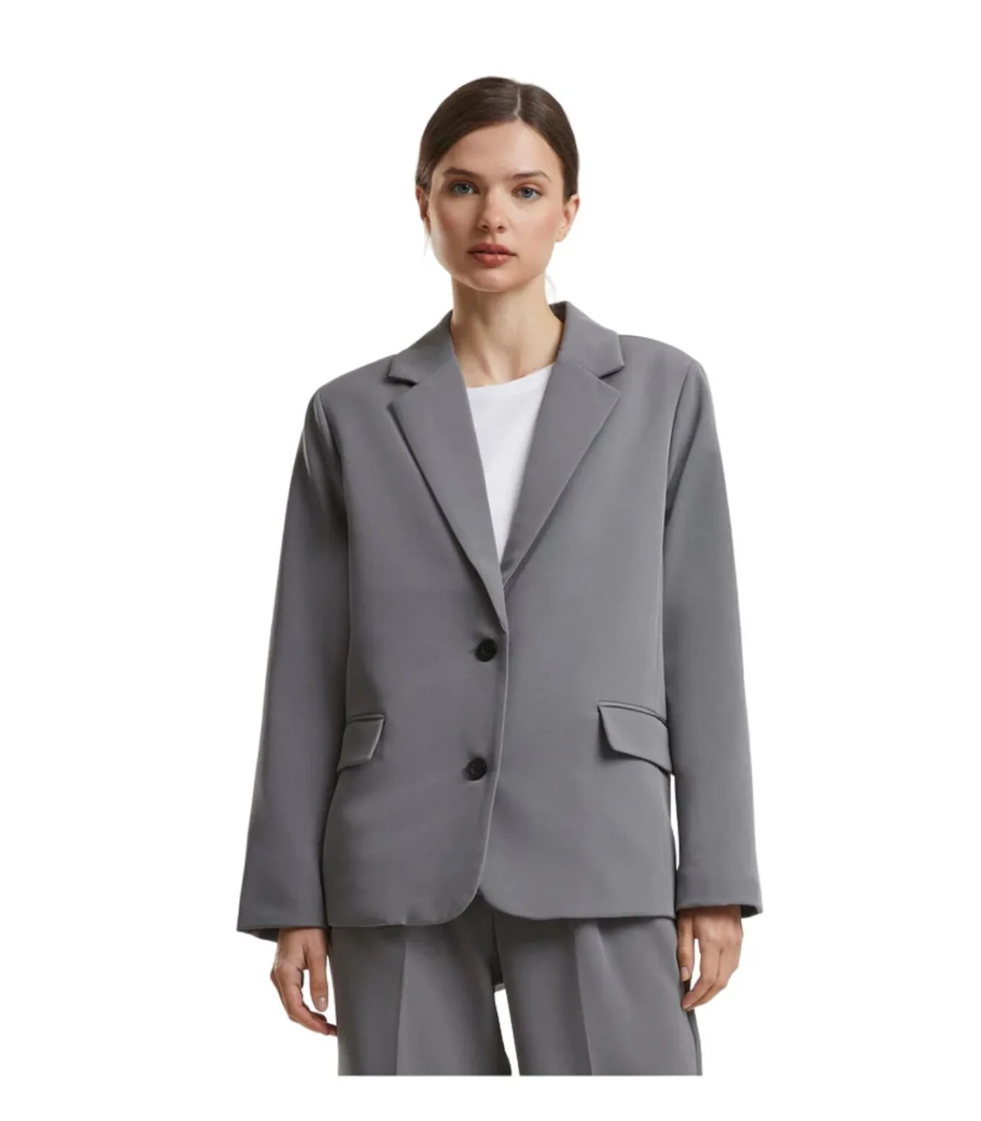 Best SINGLE-BREASTED - Blazer - Anthraciet Grijs DAMES Maatpakken & Blazers