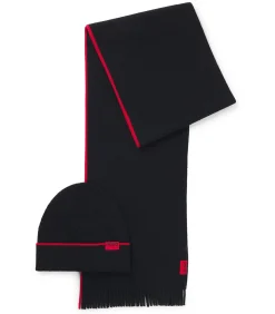 Heren HUGO Sjaal Zaschel Set Set van 2