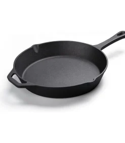 Skillet gietijzer - 30 cm - koekenpan - PFAS vrij - geschikt voor alle warmtebronnen incl. BBQ en inductie Potten & Pannen