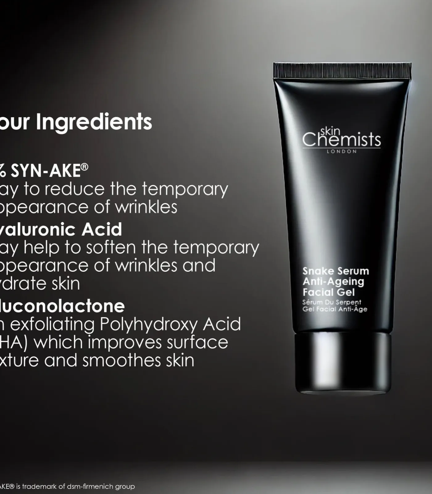 Outlet Slangenserum Anti-Ageing Gezichtsgel 30ml Skincare