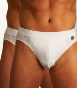 Outlet slip 2 pack authentic 4-1 rib rio briefs Heren Slips