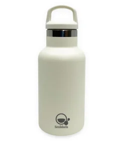 Outlet - RVS Thermos drinkfles 350ml - Zacht wit Keukenaccessoires