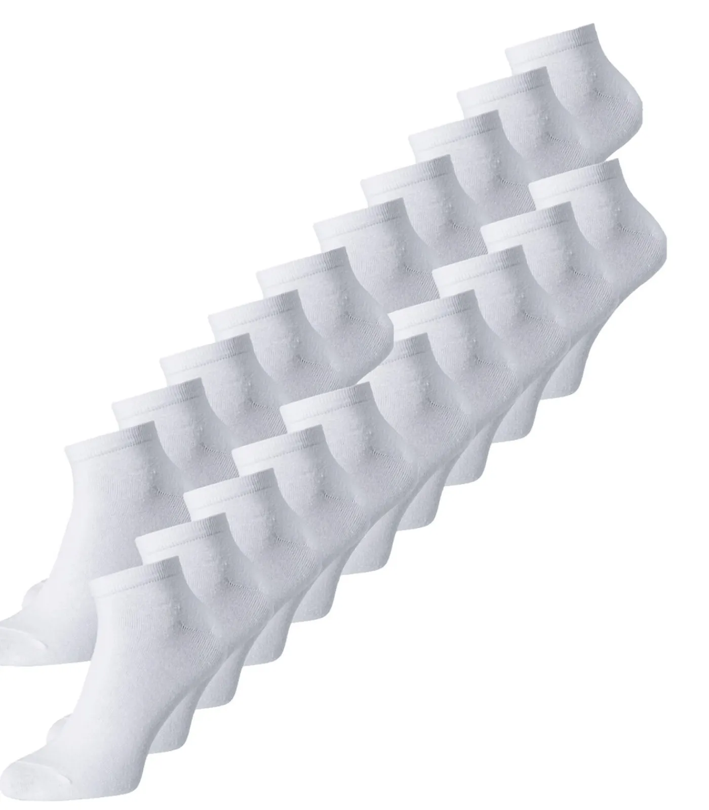 Heren JACK & JONES Sneakersokken Heren JACDONGO - 20 paar - Wit