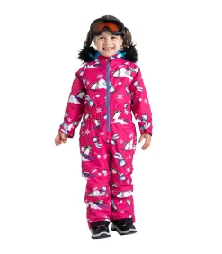 Hot SNOW ANIMALS - Sneeuwpak - Roze Kinderen Bodysuits & One-Pieces