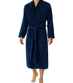 Heren SCHIESSER Soft Velour - Organic Cotton - badjas