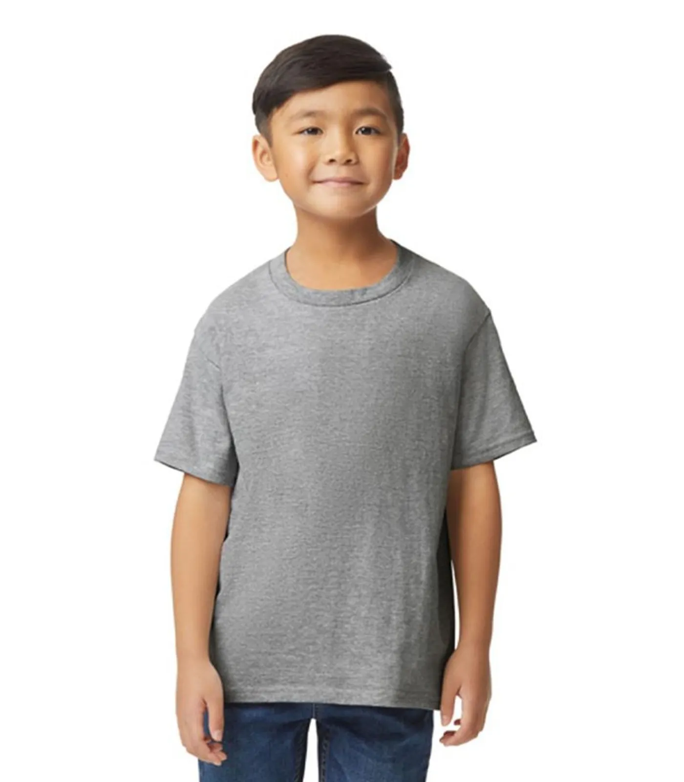 Kinderen Gildan SOFTSTYLE - T-shirt - Grijs