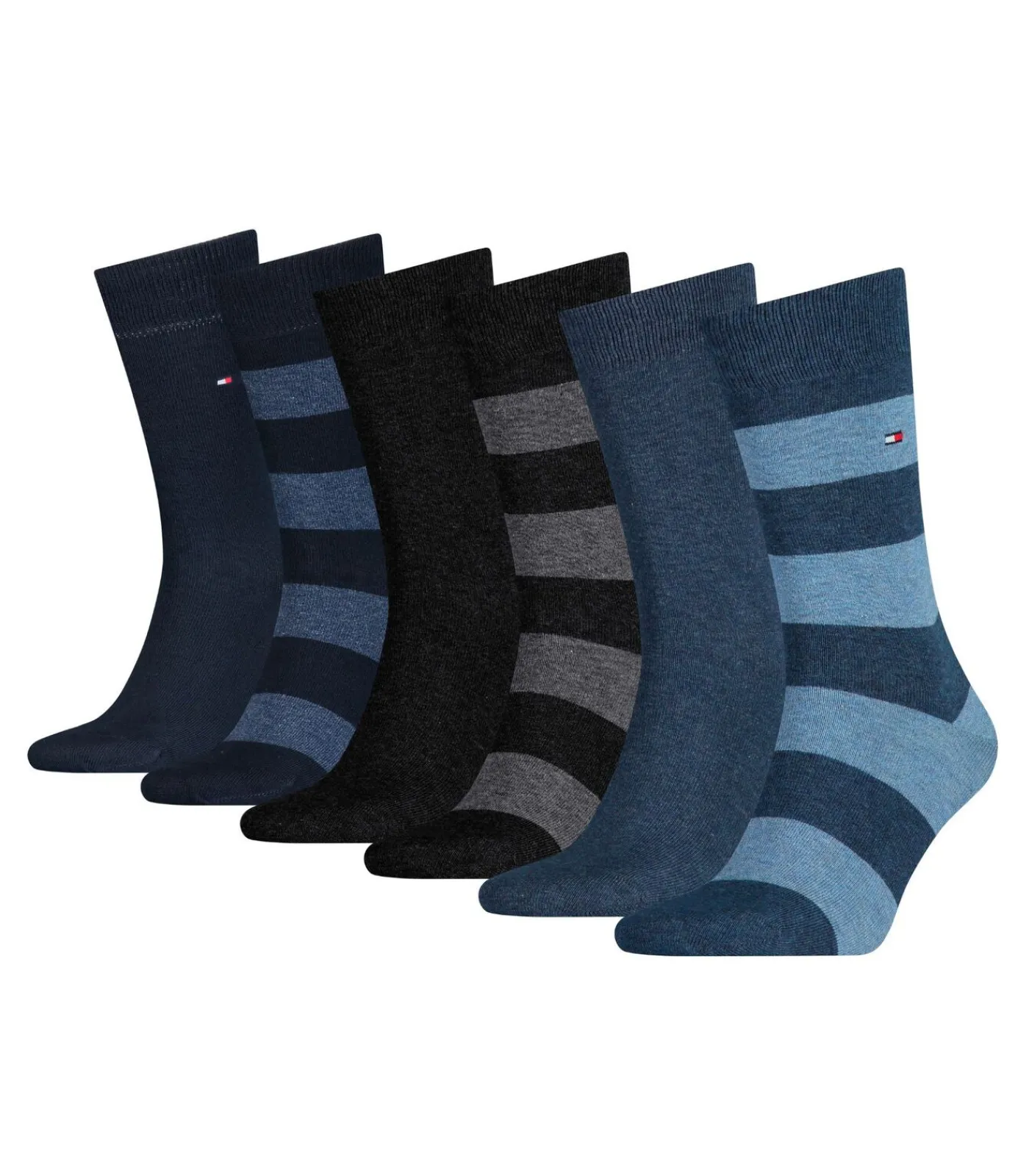 Discount sokken 6 paar rugby sock / dark navy / jeans Heren Sokken
