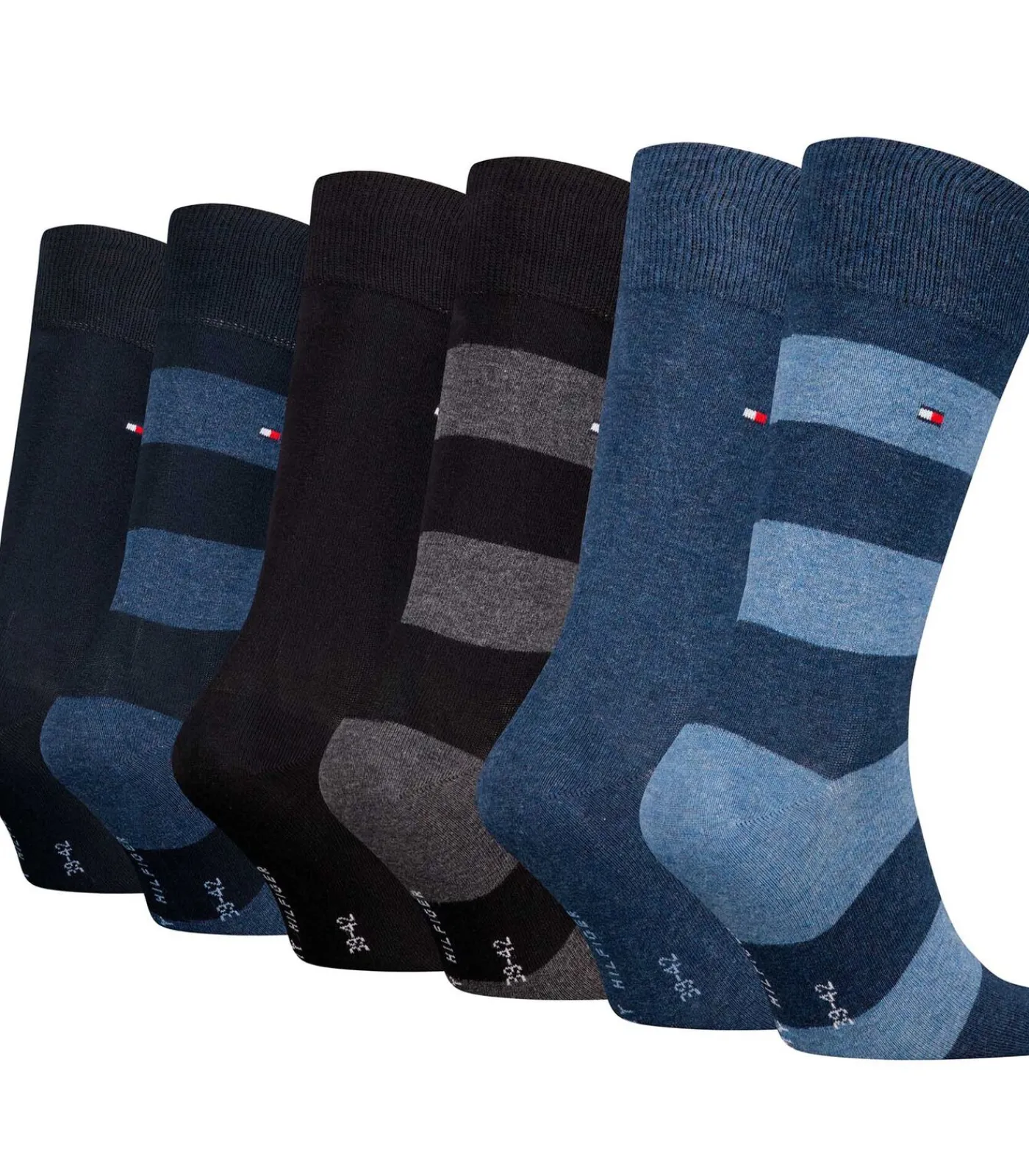 Discount sokken 6 paar rugby sock / dark navy / jeans Heren Sokken