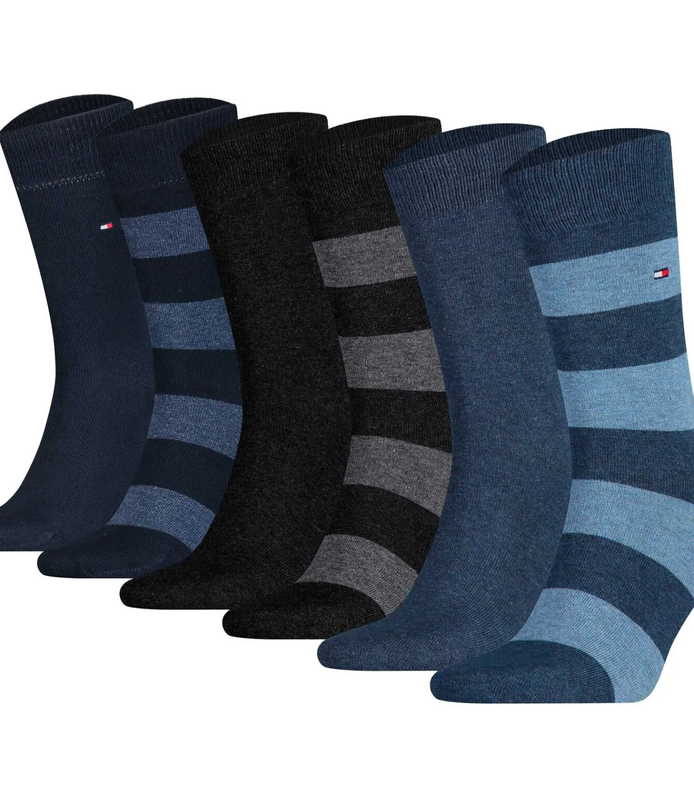 Discount sokken 6 paar rugby sock / dark navy / jeans Heren Sokken