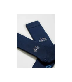 Hot sokken casual met borduring Racefiets Heren Sokken