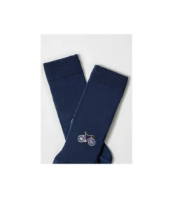 Hot sokken casual met borduring Racefiets Heren Sokken