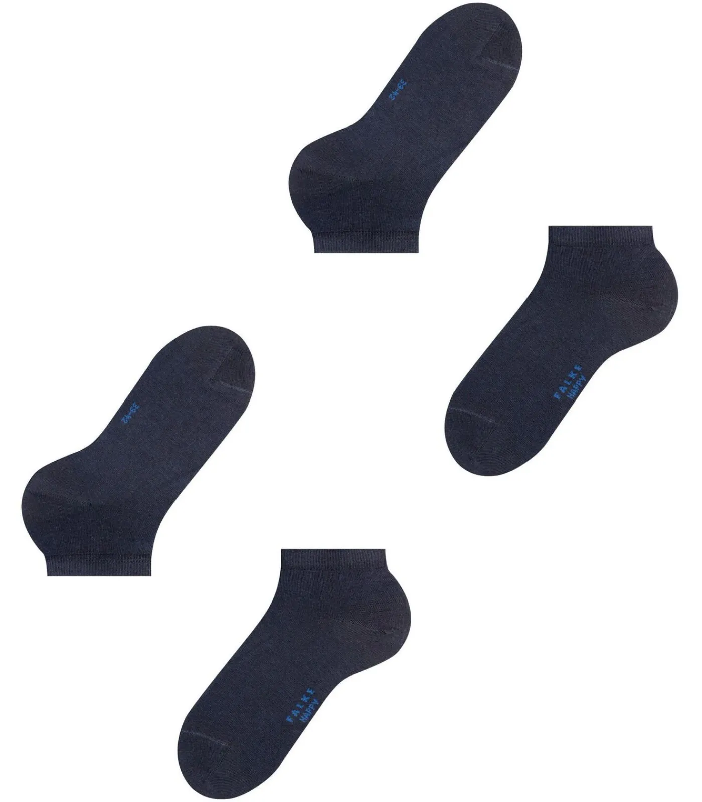Heren FALKE Sokken Happy 2P SN Set van 2
